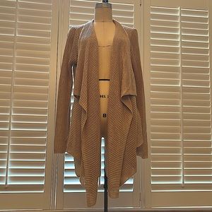 Eileen Fisher Long Sleeve Sweater cream 100% Linen